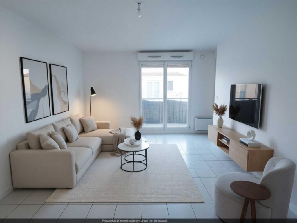 Appartement 48 m²  balcon + parking